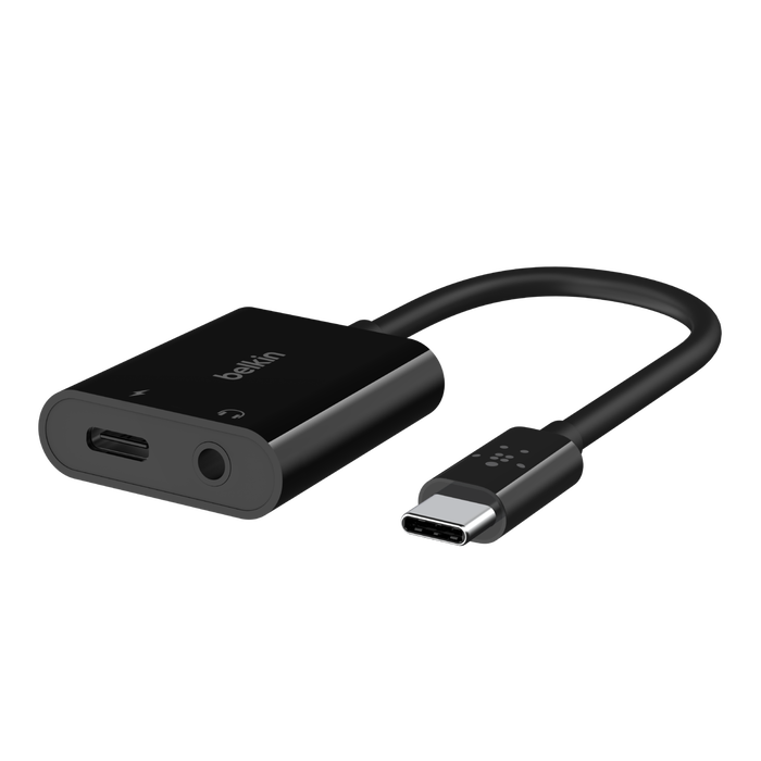 RockStar™ 3.5mm Audio + USB-C Charge Adapter | Belkin