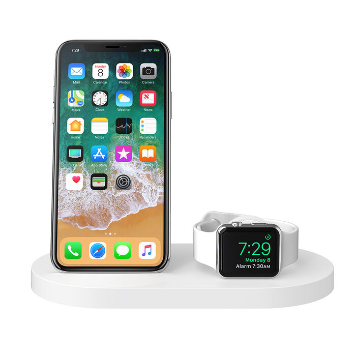 Wireless Charging Dock for iPhone + Apple Watch + USB-A | Belkin | Belkin:  US