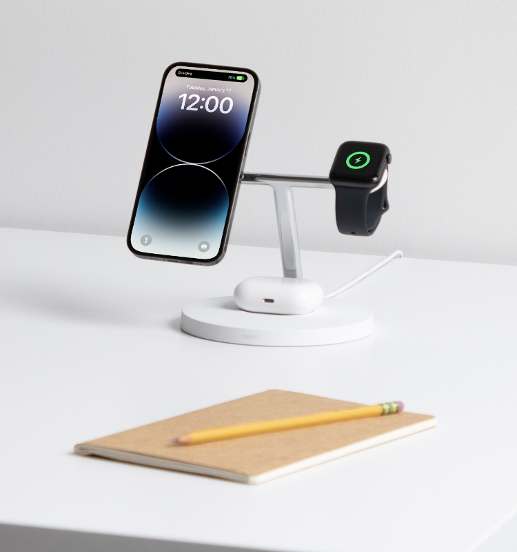 Belkin Boost Charge Pro 3-in-1 Wireless Charger with MagSafe: Best