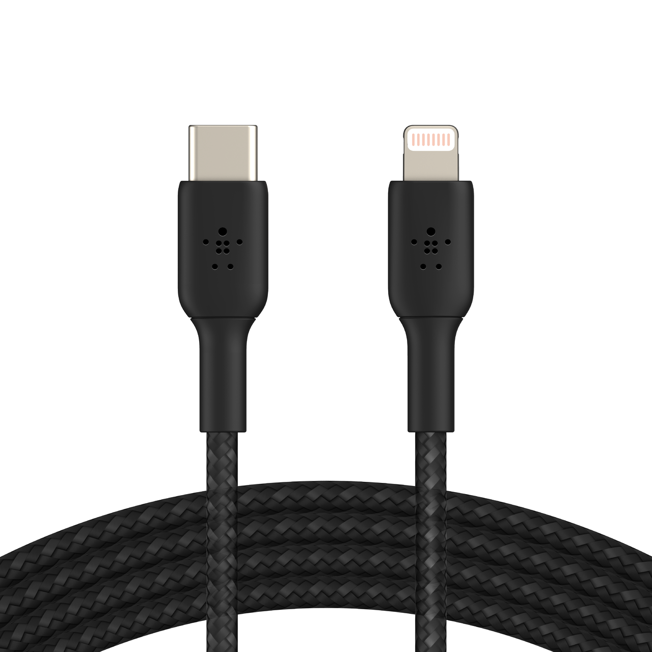Geflochtenes USB-C/Lightning-Kabel (1 m, Schwarz) | Belkin | Belkin: DE